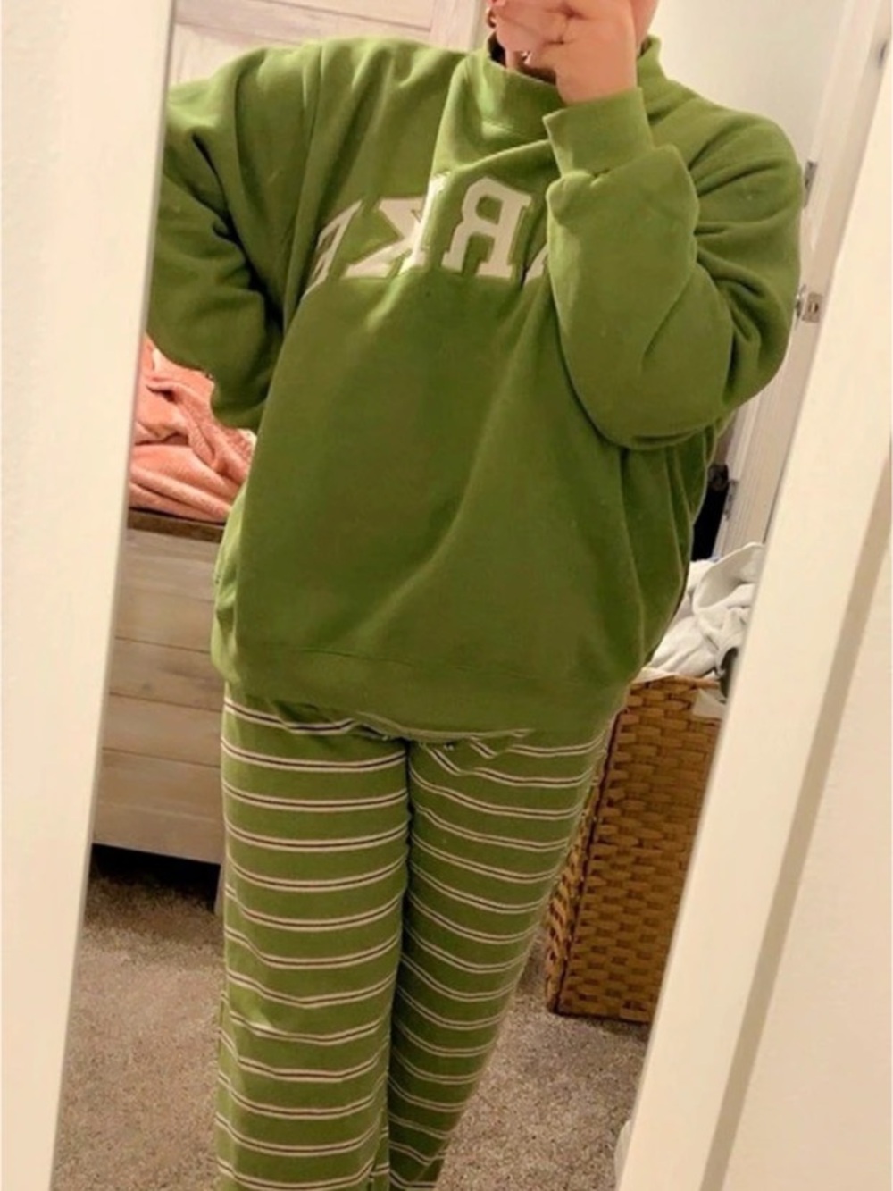 PARKE Matcha Mockneck & Pants Set (fleece mock)